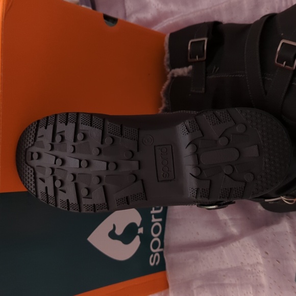 Sporto Waterproof Park City Black Boots Size 8 M - Picture 3 of 4